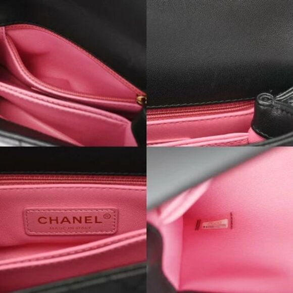 Chanel Black Quilted Chèvre Extra Mini Rainbow Coco Handle Flap Gold Hardware - Picture 11 of 12